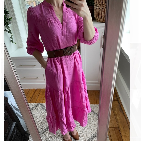 Lou & grey tiered pocket maxi dress Clearance